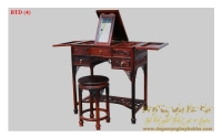 Mẫu bàn trang điểm gỗ 04 Mẫu bàn trang điểm gỗ 04